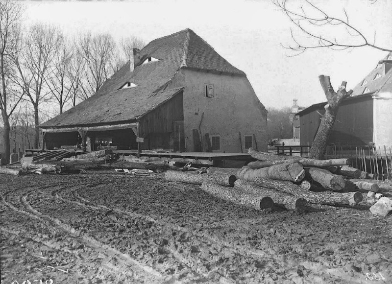 An der Steinmühle in Halle. Fotografiert von Gottfried Riehm.