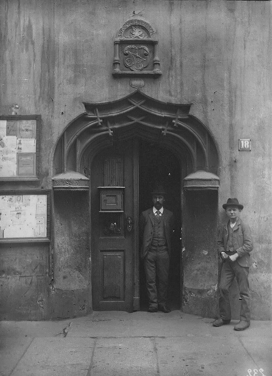 Die Große Ulrichstraße Nummer 18. Fotografiert von Gottfried Riehm.