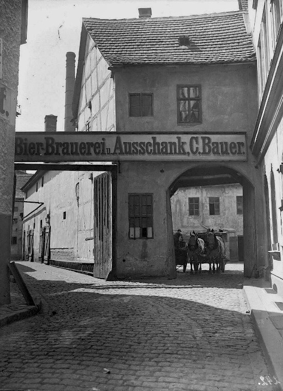 Die Kleine Steinstraße 1 und 2. Fotografiert von Gottfried Riehm.