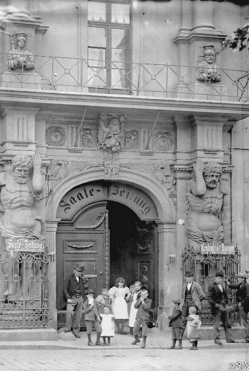 Die Große Brauhausstraße Nummer 16 (Riesenhaus). Fotografiert von Gottfried Riehm.