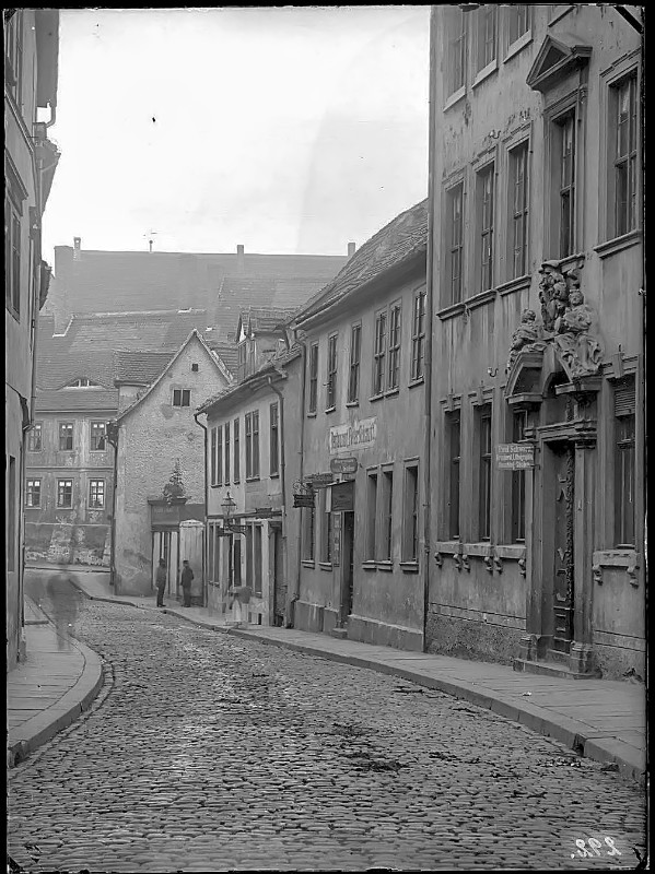 Foto Gottfried Riehm 292, Kleine Ulrichstraße, Blick zur Kanzleigasse