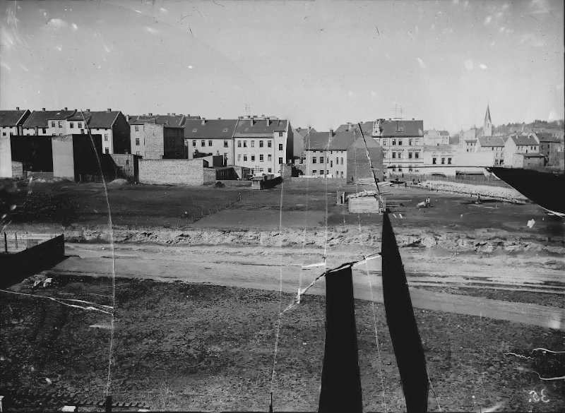 Die Ernestusstraße und Große Gosenstraße. Fotografiert von Gottfried Riehm.