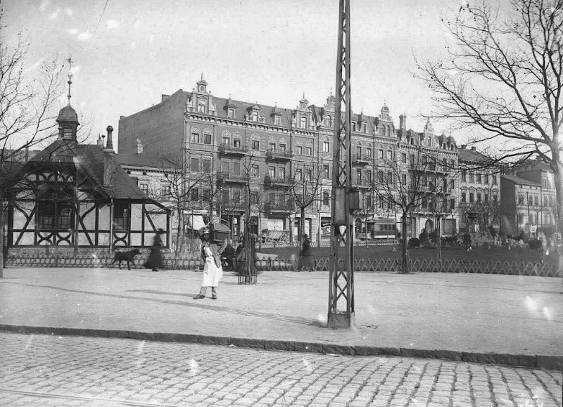 Am Steintor mit Blick zur Magdeburger Straße. Fotografiert von Gottfried Riehm.