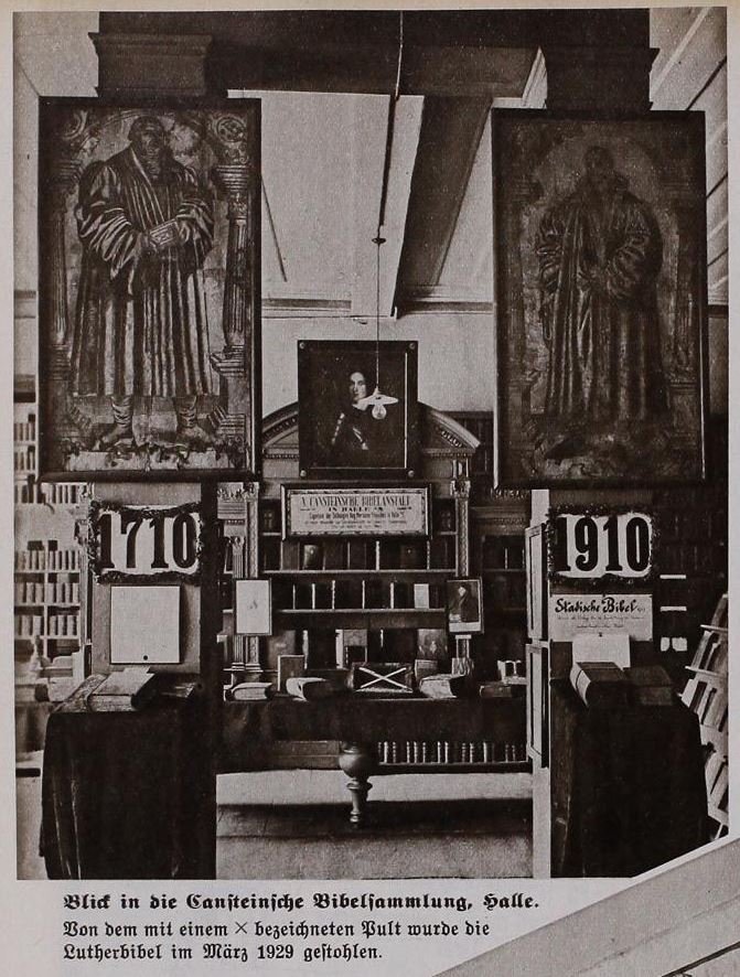 Cansteinische Bibelsammlung im Jahr 1931.