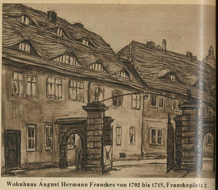 Franckes Wohnhaus in Illustrierte Hallische Nachrichten vom 19. März 1938.