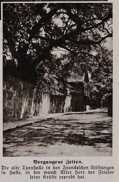 Alte Turnhalle der Franckeschen Stiftungen in Halle.