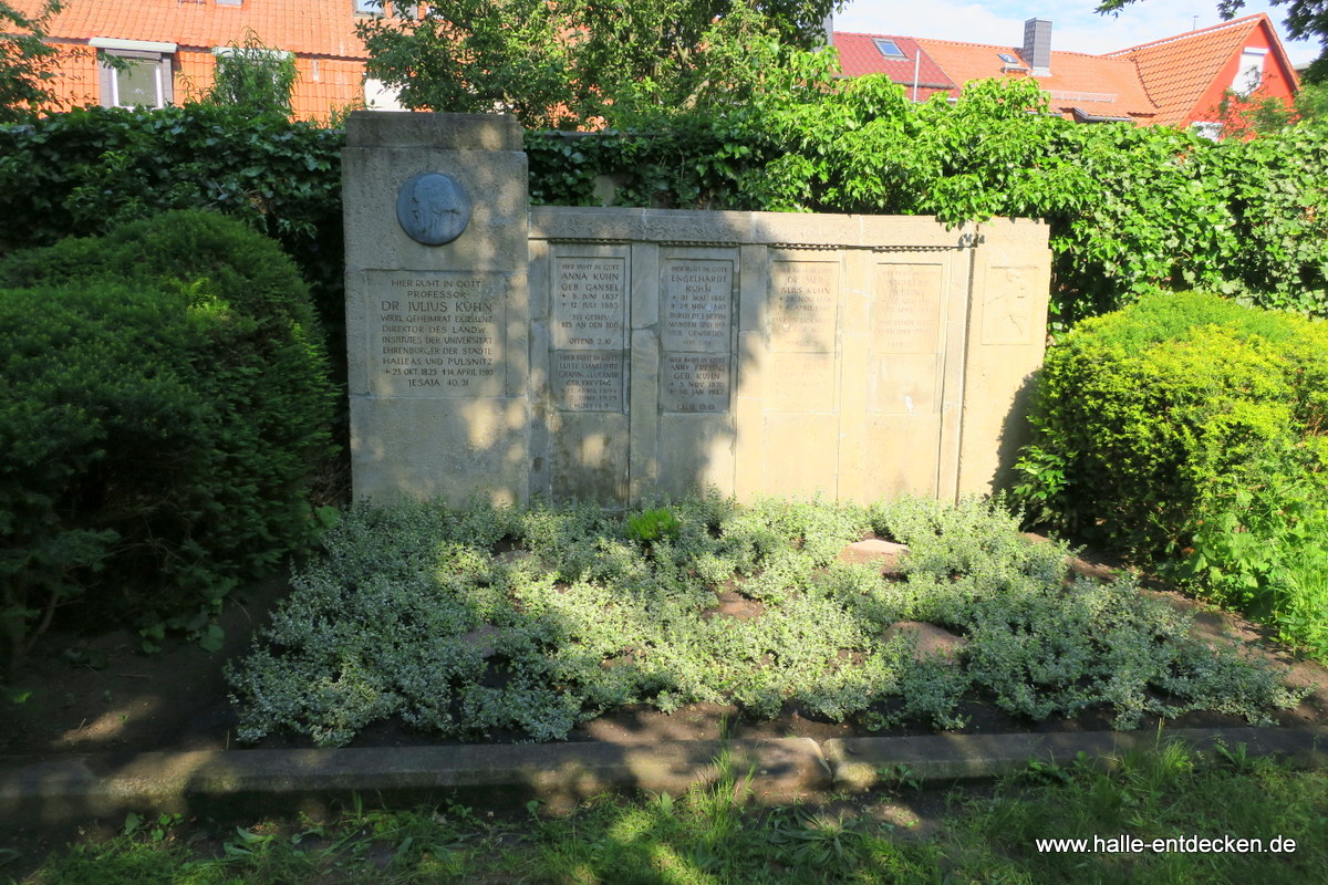 Grab von Julius Kühn auf dem Nordfriedhof in Halle (Saale)