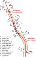 Die Große Ulrichstraße in Halle (Saale)