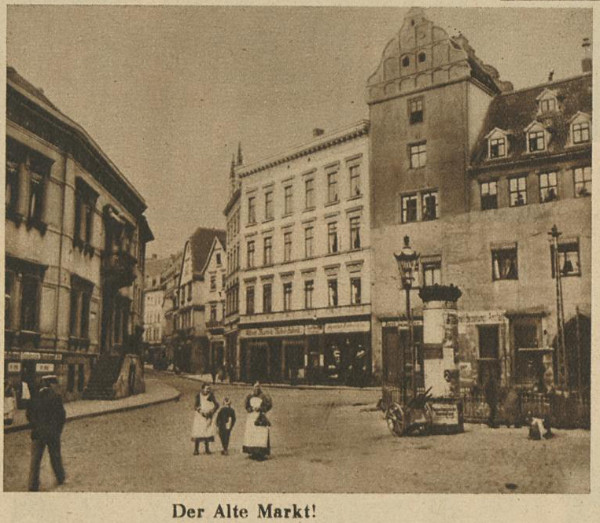 Der Alte Markt um 1890.