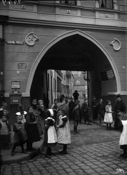 Durchgang von An der Moritzkirche zur Brunoswarte.