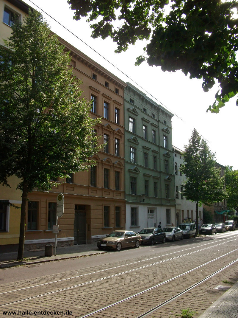 Die Adolfstraße in Halle im Jahr 2017.