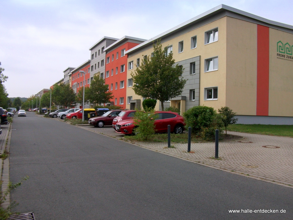 Fischerstecherstraße Halle (Saale), Häuser der Frohen Zukunft