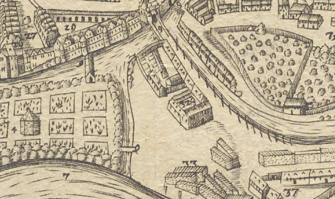 Stadtplan von 1749.