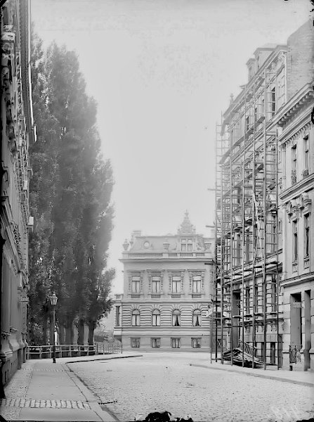 Blick auf die Ankerstraße 3 vermutlich vor 1900.