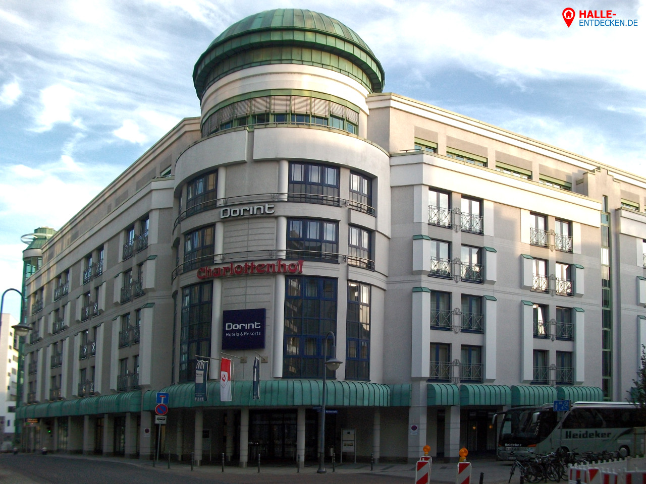 Dorint-Hotel Marienstraße Ecke Dorotheenstraße 2017 in Halle.