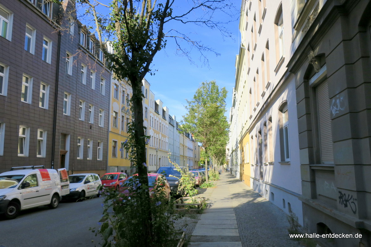 Die Jacobstraße in Halle (Saale)