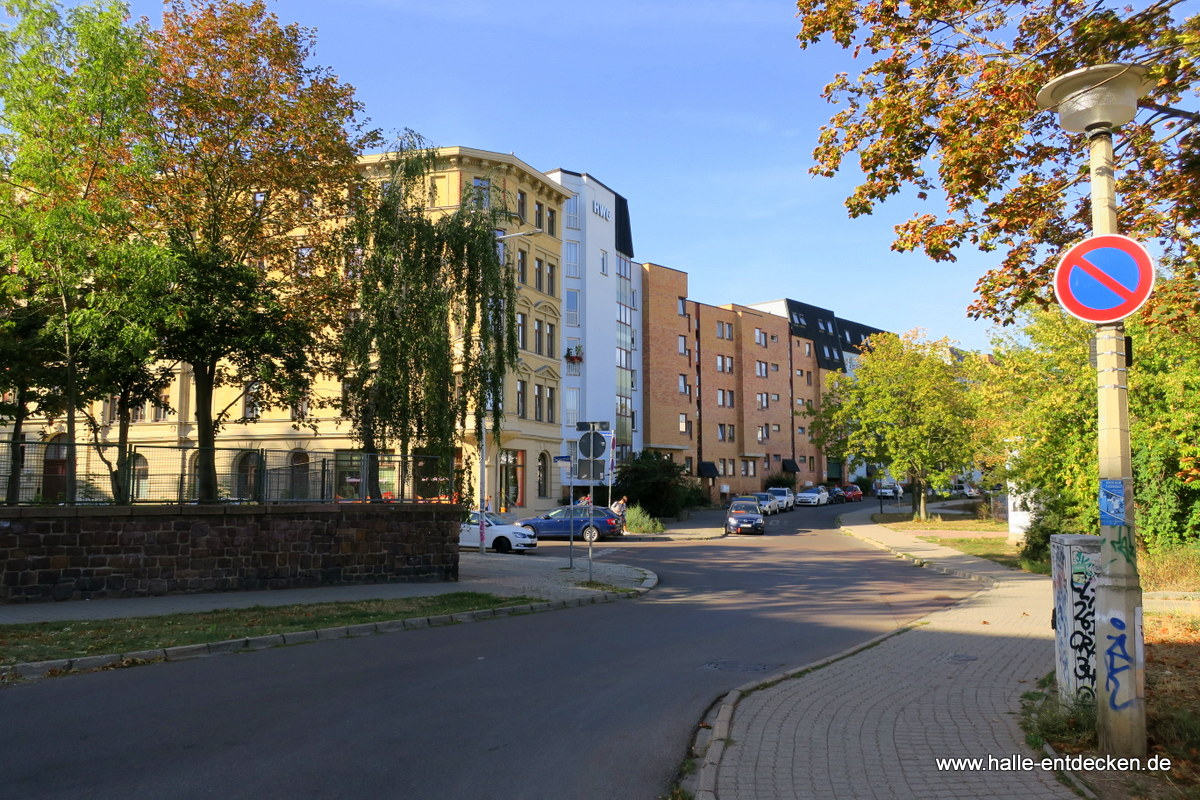 Blick in die Lange Straße in Halle (Saale)